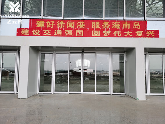 玻璃自动门-紧急情况可推开90度同时折叠收纳