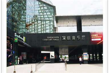 深圳音乐厅大厅玻璃感应门工程